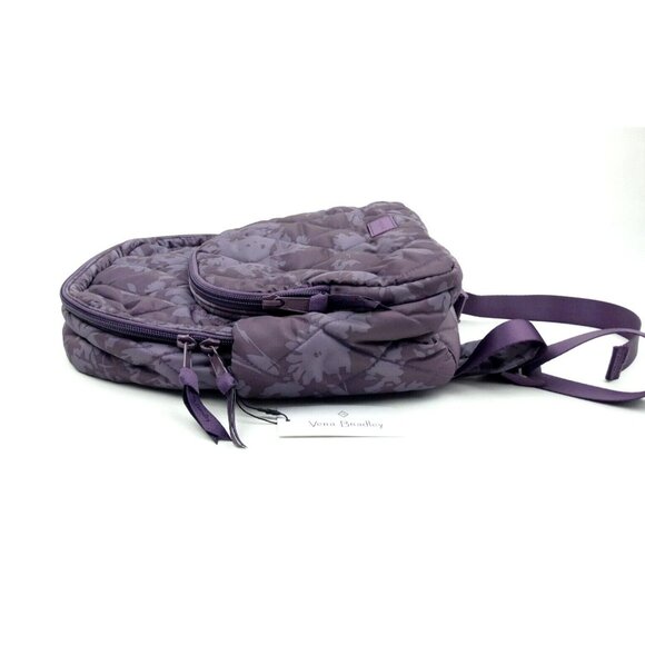 Vera Bradley Tonal Chrysanthemum Ultralight Compact Backpack NWT - Picture 2 of 8